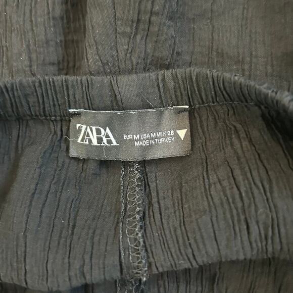 Zara Mid Waist Shorts Mid Rise Pull On Casual Womens Size Medium - Picture 4 of 4